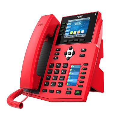 картинка Fanvil X5U IP телефон красный от компании Intant